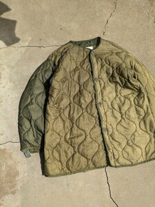 貴重◎　70s M-65 FISHTAIL PARKA LINER　vintage usa キルティング ライナー ビンテージ ミリタリー 