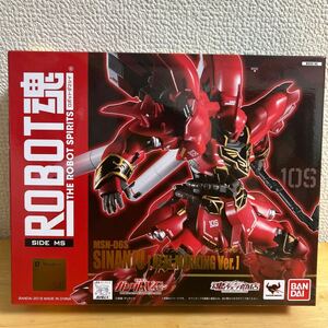 ROBOT魂 SIDE MS MSN-06S シナンジュ リアルマーキングVer 魂ウェブ商店 ロボット魂 バンダイ BANDAI フィギュア