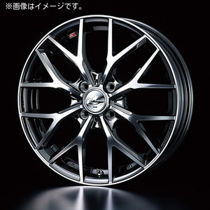 個人宅発送可能 ウエッズ Weds 17X6.5J +42 4H PCD100 BMCMC ホイール 1本 LEONIS MX レオニス・エムエックス (37412)