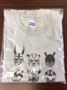 【新品】　沖縄　闘牛戦士ワイド　戦隊モノ　半袖Tシャツ　グレー　キッズ　子ども　YLサイズ　未使用品