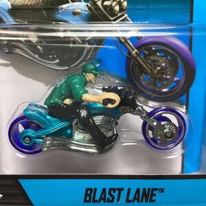 ☆ホットウィール☆ ブラスト　レーン　モーターサイクル　MOTOR CYCLES ライダーフィギュア付き　Hot Wheels