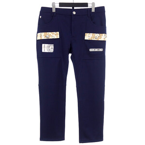 【PRICE DOWN】MARKLONA 20SS Kane Twill-Jersey Pants ゴルフ パンツ ネイビー サイズ メンズ50