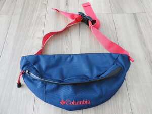 ★☆送料無料／コロンビア　Columbia　ネイビー×レッド　ボディバッグ　ウエストポーチ☆★