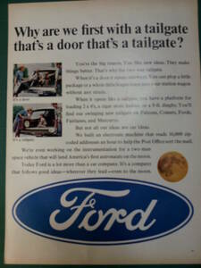 即決【mid-century advertising/LIFE/POST/広告104】Ford/フォード/自動車//ミッドセンチュリー/アメリカンカルチャー