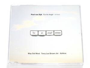 ポール・ヴァン・ダイク／For An Angel (Remixes) (UK盤CD) ■ Way Out West / Ashtrax / Terry Lee / Paul van Dyk