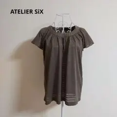 ATELIER SiX　シアーボーダー　カットソー