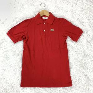 LACOSTE ラコステ 半袖ポロシャツ 赤 レッド 160 YA6662