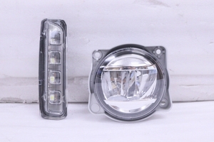 35-559★値下 美品★LED M900A ルーミー 右フォグランプ 右デイライト★KOITO 114-11092 TOKAIDENSO 22601 M910A トヨタ 純正 (UK)