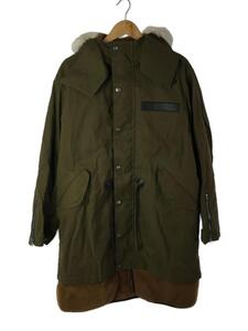 COACH◆モッズコート/48/コットン/KHK/SHRLNG CONVERT PARKA