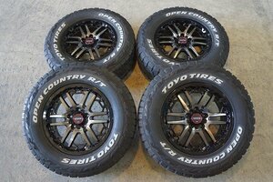 送料無料【中古】235/70R16 235/70-16 トーヨー オープンカントリーRT ホワイトレター【新品】16インチ CRAG CRAG T-GRABIC3 5H114.3 7J+38