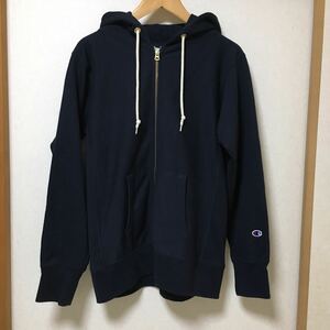 チャンピオン 定価14300円 リバースウィーブ ジップフーデットスウェットシャツ L 美中古 champion REVERSE WEAVE パーカ アメカジ 古着