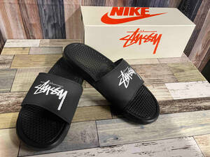 NIKE x STUSSY ナイキ x ステューシー BENASSI ベナッシ CW2787-001 サンダル ブラック 28cm 店舗受取可