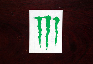 ■■Monster Energy調■■　引っかき傷ステッカー！格好良い！