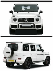 ベンツ Ｗ464 AMG g63 ルック 仕様 フロント リア バンパー ヘッドライトカバー グリル オーバーフェンダー セット