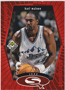 1998-99 UD CHOICE Starquest Red ★★★【KARL MALONE】#SQ27 Utah Jazz