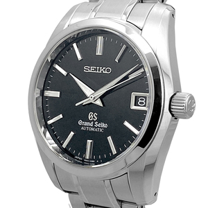 セイコー グランドセイコー メンズ デイト 自動巻き オートマ 黒文字盤 SBGR053 9S65-00B0 裏スケ SEIKO GS