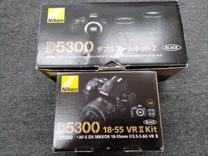 【ジャンク】 ニコン D5300 ダブルズームキット2 本体 付属品 デジタルカメラ 一眼レフカメラ tu60619卸