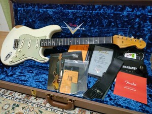  Fender Custom Shop 1959 Stratocaster Relic Aged Olympic White heavy relic　フェンダーカスタムショップ カスタムショップ