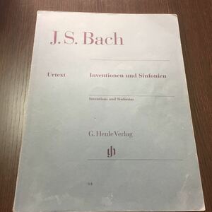 G. Henle Verlag ヘレン版 バッハ J.S. Bach inventionen und sinfonien