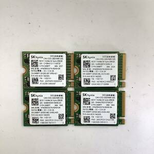 K60425156 SK hynix NVMe 256GB SSD 4点 【中古動作品】