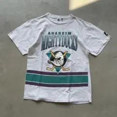 90s USA製 NHL Anaheim Ducks Tシャツ Ｌ