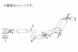 個人宅発送可能 フジツボ マフラー レガリス シリーズ Legalis R MITSUBISHI DE3A FTO 2.0【受注生産品】 (770-33611）