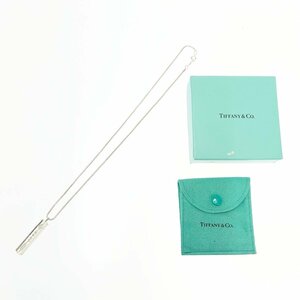 【1円スタート】【箱付き】TIFFANY&Co. ティファニー シルバー 1837 ナローバー 12.8g 925刻印 ネックレス 275718