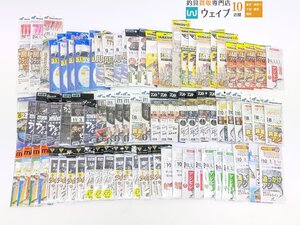 ヤマシタ 喰わせサビキ、ハヤブサ 房総フラッシャー、がまかつ 極 アジビシ 他 計80点