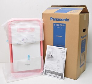 未使用? Panasonic パナソニック F-PDL30 空気清浄機 2015年製 スフレピーチ 元箱 取説付 12畳用 軽量コンパクトモデル 家電 RO-348K/717