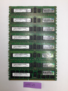 [サーバー用]Micro 8G 合計8枚セット メモリ メモリーPC3-12800R PC3L-10600R混在registered ECC DDR3 1600 1333 27