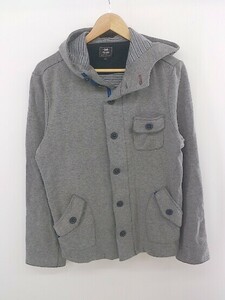 ◇ BEAMS HEART ビームス ハート ジップアップ 長袖 フーディー ジャケット サイズ L グレー メンズ E