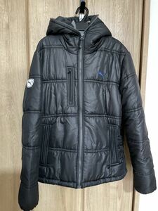 15プーマPUMAのジャケットコート　ブラック系M