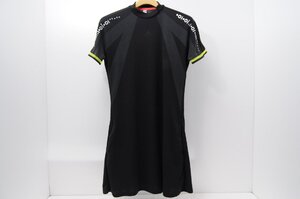 coco 中古 アディダス adidas レディース ワンピース M 黒 ブラック 半袖 薄手 レターパックプラス発送可 67398