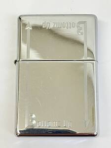 19173 ロ701-239　Zippo　BOTTOMZ UP　ジッポー　ボトムズアップ　シルバー色 銀色　オイルライター　中古品　★