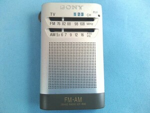 SONY FM/AMラジオ ICF-R40 　日本製　★動作品！難あり