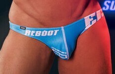 送料無料　新品　未使用 ★☆ EGDE ☆★（エッジ） REBOOT　スーパーロウライズ　ビキニパンツ 青系 ＸＬ