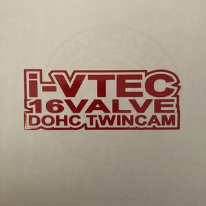 iーVTEC ステッカー 縦5cm横10cm VTEC K20A シビック タイプR EP3 FD2 インテグラ DC5 アコード ユーロR CL7 USDM 北米