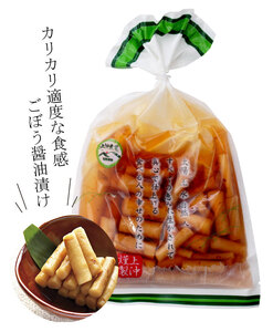 【食品】宮崎のつけもの　ごぼう醤油漬100ｇ　1箱　20袋