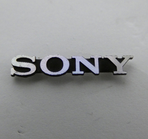 ■SONY アルミ エンブレム ロゴプレート 幅22.5mm ⑤