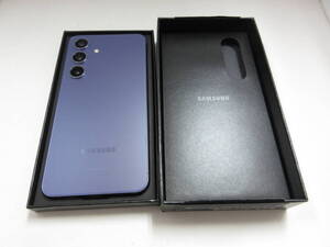 ☆スマホ Galaxy S24 （SM-S921Q） セット ギャラクシー コバルトバイオレット 256GB SIMフリー SAMSUNG サムスン電子 中古 美品☆