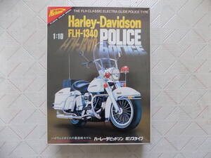 Harley-Davidson FLH-1340 POLICE ( Nichimo 1/10 SCALE PLASTIC COLOR MODEL KIT NO.MC-1002 )