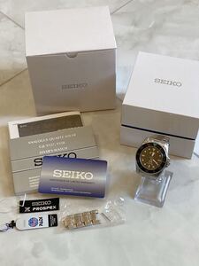 美品 SEIKO PADI V147-0CS0 限定モデル ダイバーズウォッチ ソーラー デイト 稼働品 セイコー 稼働品 プロスペックス