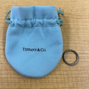 F738-T9-2071 ★ TIFFANY＆Co. ティファニー アクセサリー リング 指輪 ツイスト 925 12号 総量約1.0g 袋あり