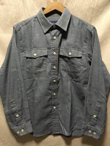 美品 patagonia バックショットシャツ XS FA12 廃番カラー ワーク シャンブレーシャツ surf