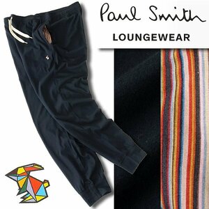 新品 ポールスミス アーティストストライプ ライト スウェット ジョガーパンツ LL 濃紺 【P20370】 Paul Smith メンズ ストレッチ パンツ