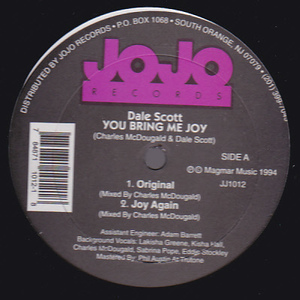 ○○12) Dale Scott / You Bring Me Joy