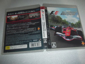 中古 PS3 F1 FORMULA ONE CHAMPIONSHIP EDITION 動作保証 同梱可 