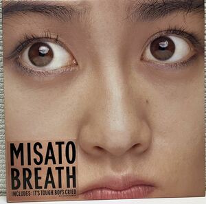 全曲試聴、ノイズ、プチ音全く無し。渡辺 美里 BREATH LP 盤面良好