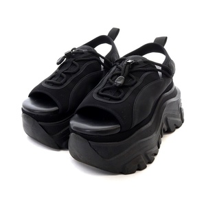 スライ SLYZ 24SS CHUNKY TECH SNEAKER サンダル プラットフォーム M 23.5cm 黒 ブラック /AK10 ■SH レディース