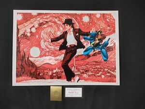 B31 DEATH NYC 世界限定ポスター 現代アート ポップアート マイケルジャクソン ゴッホ 星月夜 ナポレオンヒル バルーンドッグ Red